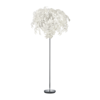 Trio LEAVY vloerlamp | chroom met wit | IP20 | E14 Fitting Trio LEAVY vloerlamp | chroom met wit | IP20 | E14 Fitting