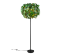 Trio Lighting Trio LEAVY vloerlamp | E14 Fitting | mat zwart met groen | Ø 70 cm | IP20 | excl. 3x E14 | max. 28W