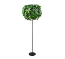 Trio Lighting Trio LEAVY vloerlamp | E14 Fitting | mat zwart met groen | Ø 70 cm | IP20 | excl. 3x E14 | max. 28W