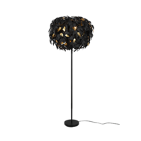 Trio LEAVY floor lamp | E14 | black | Ø 70 cm | IP20