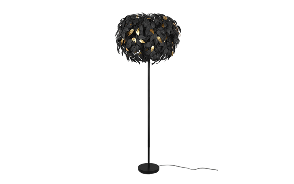 Trio Lighting Trio LEAVY floor lamp | 3x E14 max 40W | black | Ø 70 cm | IP20 | 180 cm Trio Lighting Trio LEAVY floor lamp | 3x E14 max 40W | black | Ø 70 cm | IP20 | 180 cm