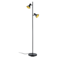 Trio Lighting Trio NINA vloerlamp | E14 Fitting | zwart met goudkleurig | 33,5 x 23 cm | IP20 | excl. 2x E14 | max. 28W