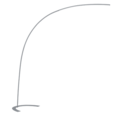 Trio Lighting Trio SHANGHAI vloerlamp | LED | wit | 65 x 210 cm | IP20 | 1x 18W | 2000 lm | 3000K | dimbaar