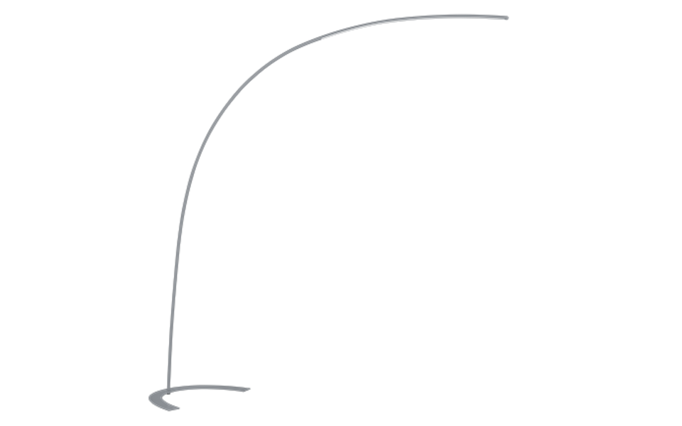 Trio Lighting Trio SHANGHAI vloerlamp | LED | wit | 65 x 210 cm | IP20 | 1x 18W | 2000 lm | 3000K | dimbaar