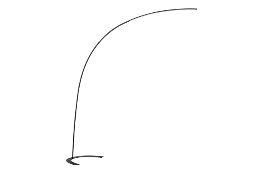 Trio Lighting Trio SHANGHAI vloerlamp | LED | zwart | 62 x 210 cm | IP20 | 1x 18W | 2000 lm | 3000K | dimbaar