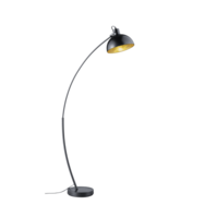 Trio RECIFE vloerlamp | mat zwart | IP20 | E27 Fitting