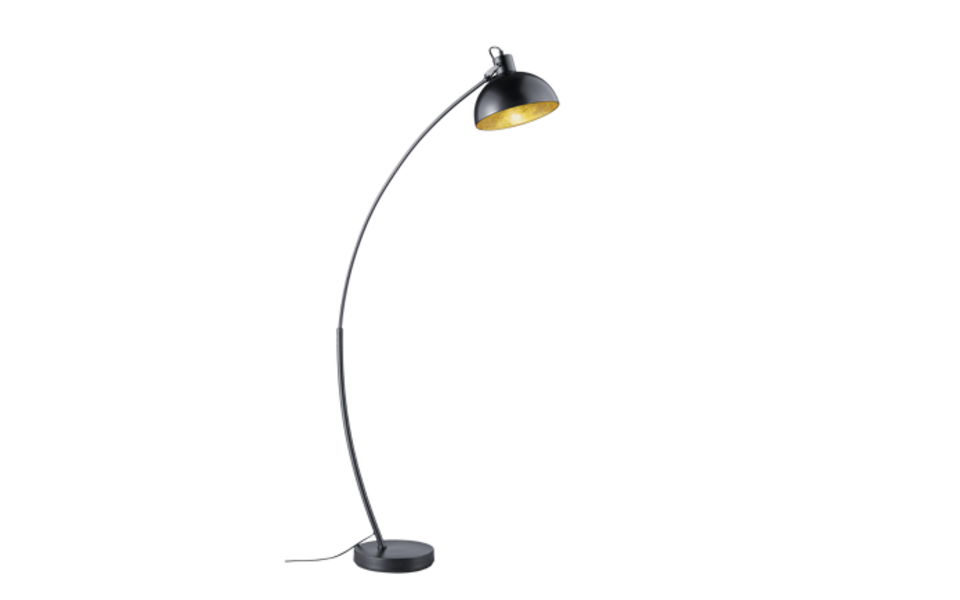 Trio Lighting Trio RECIFE vloerlamp | E27 Fitting | mat zwart | 25 x 155 cm | IP20 | excl. 1x E27 | max. 60W