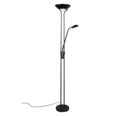 Trio Lighting Trio SPOCK LED floor lamp | 1x 19W 2200 lm 3000K | black | Ø 25 cm | IP20 | 180 cm