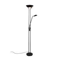 Trio SPOCK LED floor lamp | black | Ø 25 cm | IP20