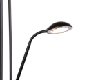 Trio Lighting Trio SPOCK LED floor lamp | 1x 19W 2200 lm 3000K | black | Ø 25 cm | IP20 | 180 cm