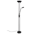 Trio Lighting Trio SPOCK vloerlamp | LED | mat zwart met wit | Ø 25 cm | IP20 | 19W,5W | 2200 lm, 1x 500 lm | 3000K | dimbaar