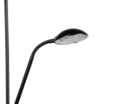 Trio Lighting Trio SPOCK LED floor lamp | 1x 19W 2200 lm 3000K | black | Ø 25 cm | IP20 | 180 cm
