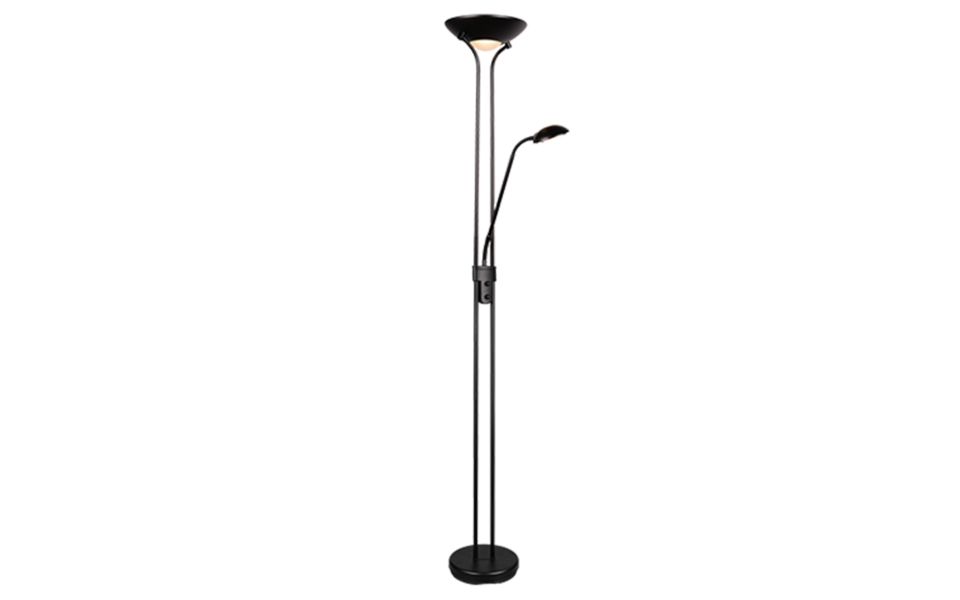 Trio Lighting Trio SPOCK LED floor lamp | 1x 19W 2200 lm 3000K | black | Ø 25 cm | IP20 | 180 cm