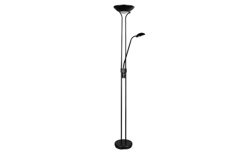 Trio Lighting Trio SPOCK LED floor lamp | 1x 19W 2200 lm 3000K | black | Ø 25 cm | IP20 | 180 cm
