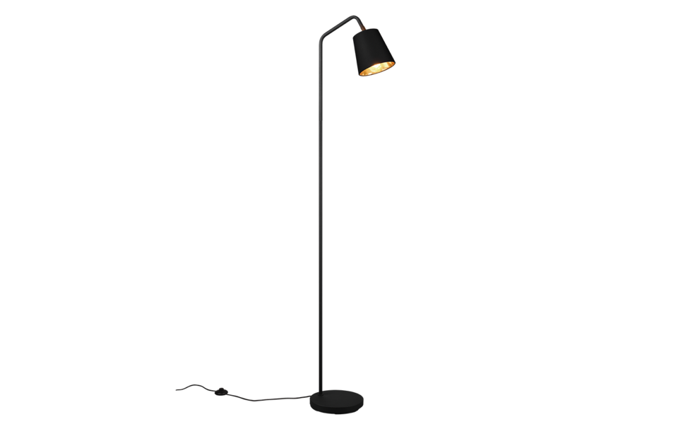 Trio Lighting Trio BUDDY floor lamp | 1x E27 max 40W | black | IP20 | 148 cm Trio Lighting Trio BUDDY floor lamp | 1x E27 max 40W | black | IP20 | 148 cm