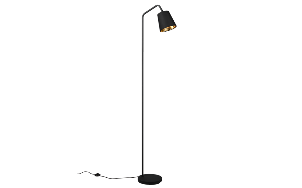 Trio Lighting Trio BUDDY floor lamp | 1x E27 max 40W | black | IP20 | 148 cm Trio Lighting Trio BUDDY floor lamp | 1x E27 max 40W | black | IP20 | 148 cm