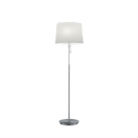 Trio LYON vloerlamp | nikkel mat met wit | IP20 | E27 Fitting Trio LYON vloerlamp | nikkel mat met wit | IP20 | E27 Fitting