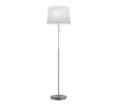 Trio Lighting Trio LYON vloerlamp | E27 Fitting | nikkel mat met wit | Ø 46,3 cm | IP20 | excl. 3x E27 | max. 60W