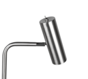 Trio Lighting Trio MARLEY vloerlamp | GU10 Fitting | nikkel mat | 38 x 23 cm | IP20 | excl. 1x GU10 | max. 5W