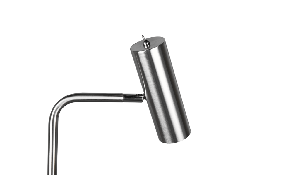 Trio Lighting Trio MARLEY vloerlamp | GU10 Fitting | nikkel mat | 38 x 23 cm | IP20 | excl. 1x GU10 | max. 5W