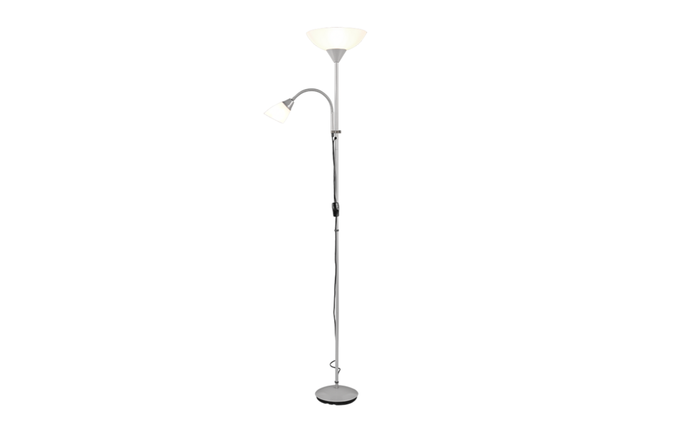 Trio Lighting Trio ERZWO floor lamp | 1x E27 max 40W | titanium | Ø 28 cm | IP20 | 180 cm
