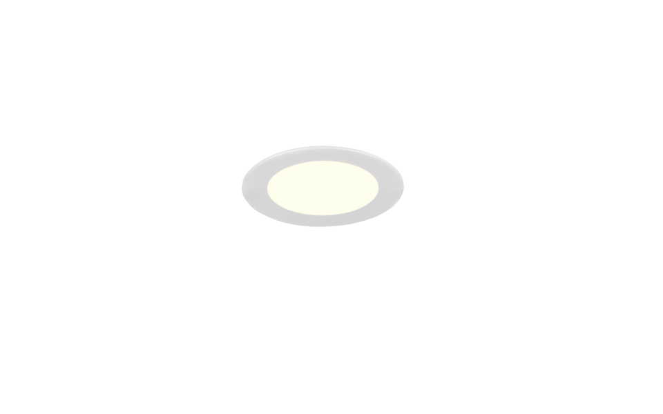 Trio Lighting Trio KIBO recessed spotlight | 6W | chrome | Ø 11.8 cm | IP20 | 1.9 cm