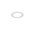 Trio Lighting Trio KIBO recessed spotlight | 6W | chrome | Ø 11.8 cm | IP20 | 1.9 cm