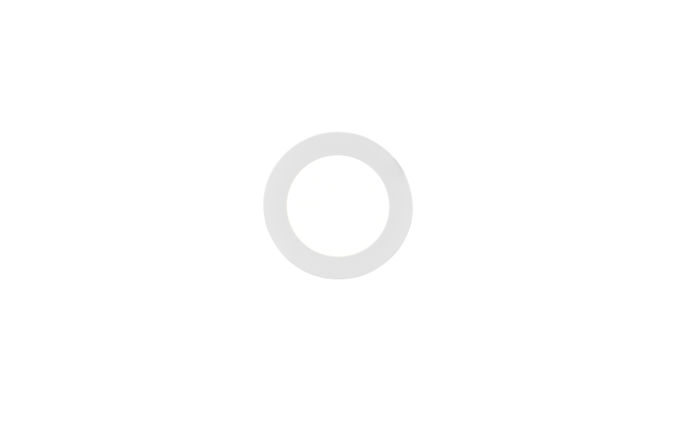 Trio Lighting Trio KIBO recessed spotlight | 6W | chrome | Ø 11.8 cm | IP20 | 1.9 cm