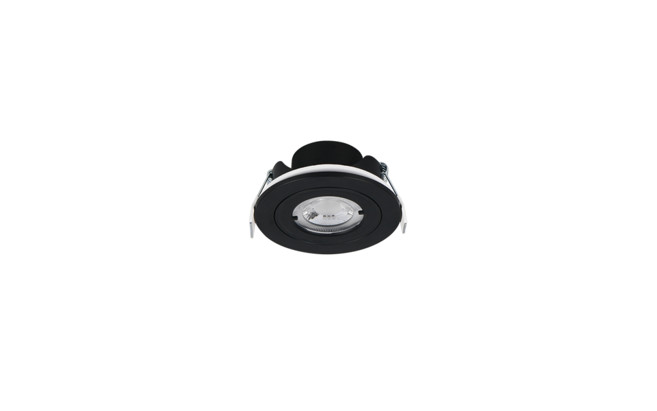 Trio Lighting Trio LAMONT inbouwspot | LED | mat zwart | Ø 8,2 cm | IP65 | 1x 6,5W | 650 lm | 3000K | dimbaar Trio Lighting Trio LAMONT inbouwspot | LED | mat zwart | Ø 8,2 cm | IP65 | 1x 6,5W | 650 lm | 3000K | dimbaar