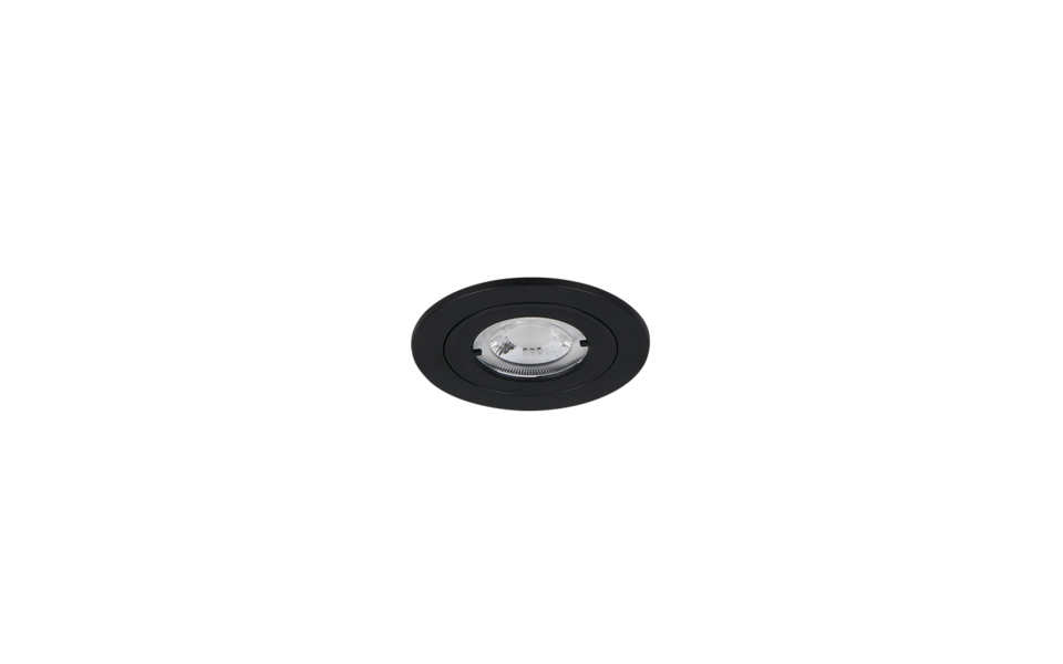 Trio Lighting Trio LAMONT recessed spotlight | 6.5W | black | Ø 8.2 cm | IP20 | 3.8 cm