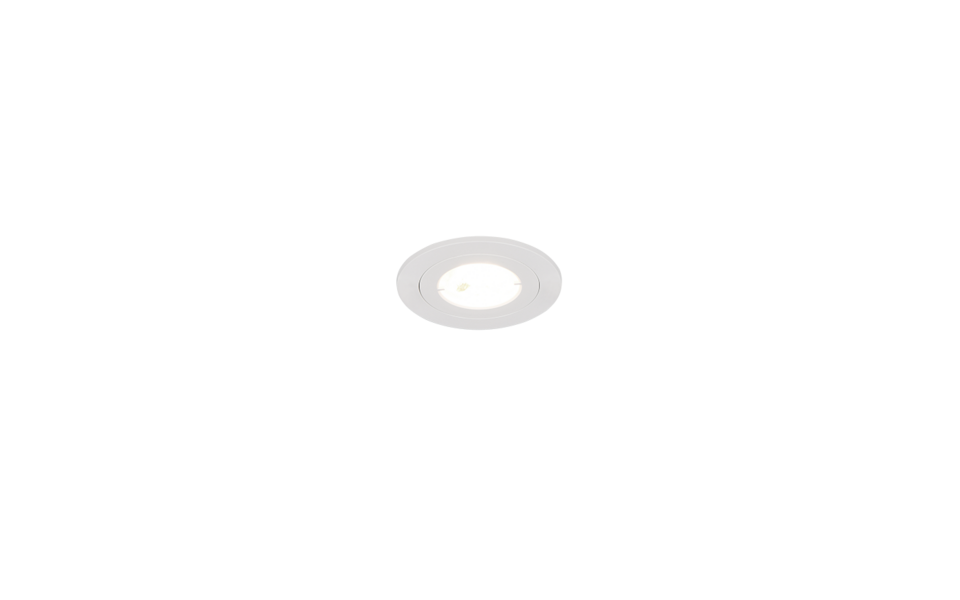 Trio Lighting Trio LAMONT inbouwspot | LED | wit mat | Ø 8,2 cm | IP65 | 1x 6,5W | 650 lm | 4000K | dimbaar