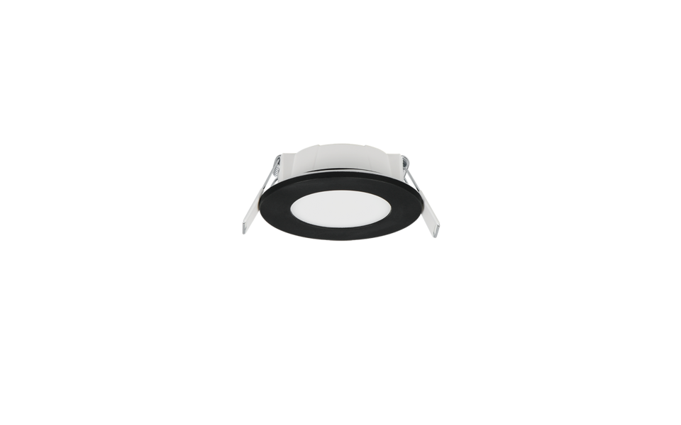 Trio Lighting Trio HIMAL inbouwspot | LED | zwart | Ø 8,5 cm | IP65 | 1x 3,5W | 450 lm | 2700+4000K Trio Lighting Trio HIMAL inbouwspot | LED | zwart | Ø 8,5 cm | IP65 | 1x 3,5W | 450 lm | 2700+4000K
