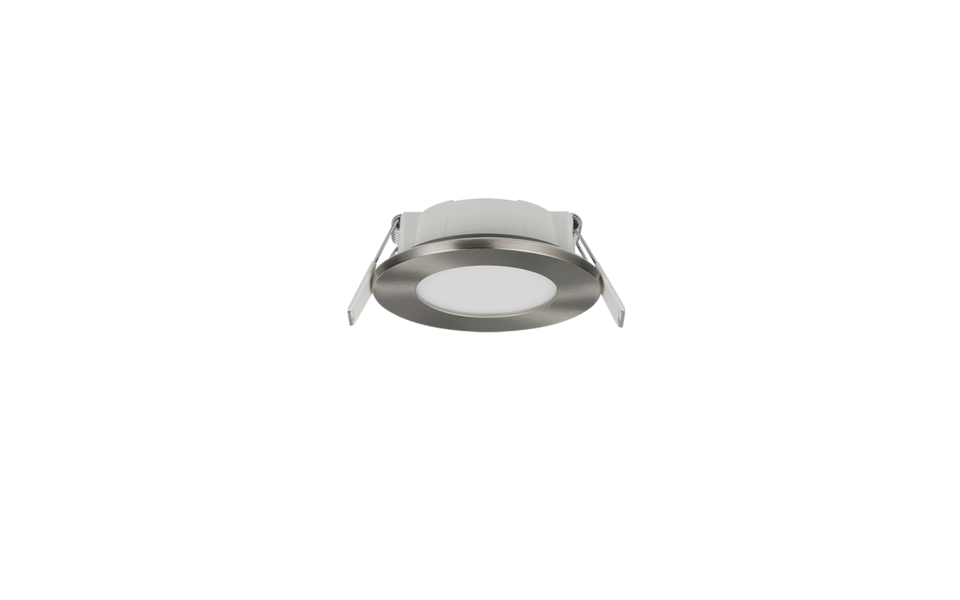 Trio Lighting Trio HIMAL inbouwspot | LED | nikkel mat | Ø 8,5 cm | IP65 | 1x 3,5W | 450 lm | 2700+4000K Trio Lighting Trio HIMAL inbouwspot | LED | nikkel mat | Ø 8,5 cm | IP65 | 1x 3,5W | 450 lm | 2700+4000K