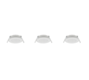 Trio Lighting Trio HIMAL inbouwspot | LED | wit | Ø 8,5 cm | IP65 | 3x 3,5W | 450 lm | 2700+4000K