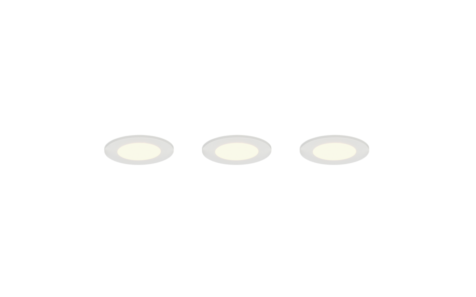 Trio Lighting Trio HIMAL inbouwspot | LED | wit | Ø 8,5 cm | IP65 | 3x 3,5W | 450 lm | 2700+4000K