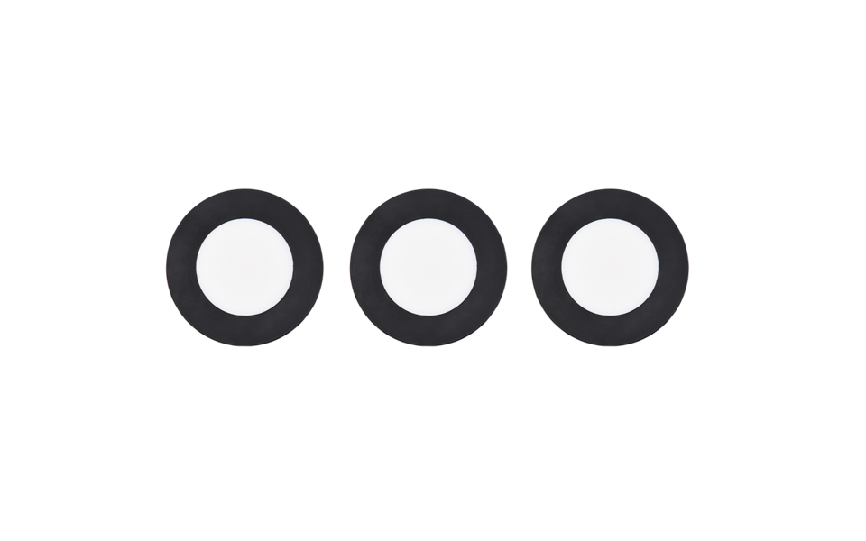 Trio Lighting Trio HIMAL inbouwspot | LED | zwart | Ø 8,5 cm | IP65 | 3x 3,5W | 450 lm | 2700+4000K Trio Lighting Trio HIMAL inbouwspot | LED | zwart | Ø 8,5 cm | IP65 | 3x 3,5W | 450 lm | 2700+4000K