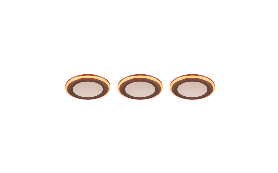 Trio Lighting Trio ARGUS inbouwspot | LED | chroom | Ø 8,2 cm | IP20 | 4W,1W | 350 lm, 3x lm | 3000K | dimbaar Trio Lighting Trio ARGUS inbouwspot | LED | chroom | Ø 8,2 cm | IP20 | 4W,1W | 350 lm, 3x lm | 3000K | dimbaar