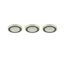 Trio Lighting Trio ARGUS inbouwspot | LED | chroom | Ø 8,2 cm | IP20 | 4W,1W | 350 lm, 3x lm | 3000K | dimbaar