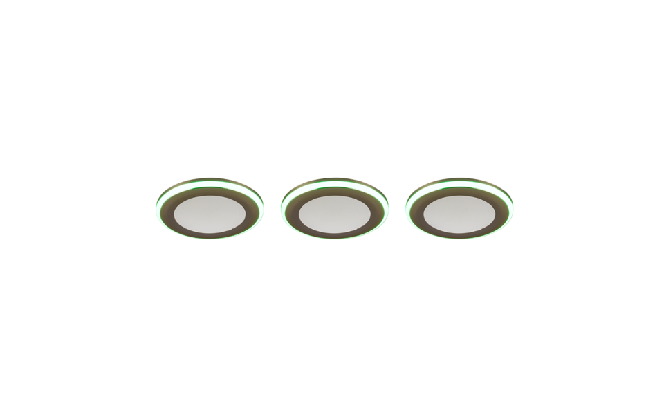 Trio Lighting Trio ARGUS inbouwspot | LED | chroom | Ø 8,2 cm | IP20 | 4W,1W | 350 lm, 3x lm | 3000K | dimbaar Trio Lighting Trio ARGUS inbouwspot | LED | chroom | Ø 8,2 cm | IP20 | 4W,1W | 350 lm, 3x lm | 3000K | dimbaar