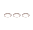 Trio Lighting Trio ARGUS inbouwspot | LED | wit mat | Ø 8,2 cm | IP20 | 4W,1W | 350 lm, 3x lm | 3000K | dimbaar