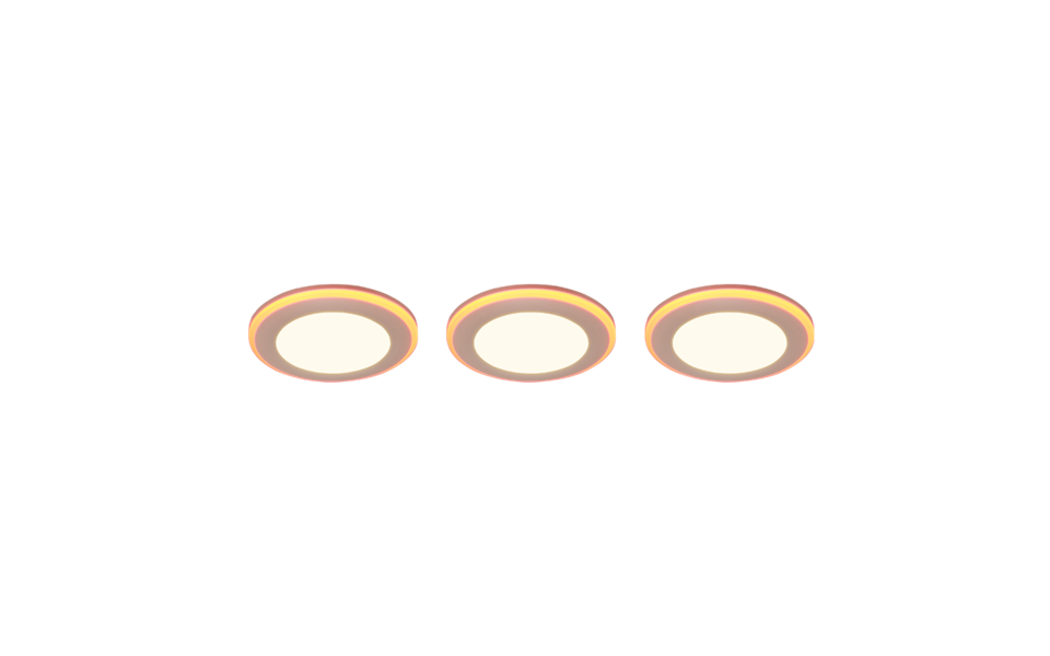 Trio Lighting Trio ARGUS recessed spotlight | chrome | IP20 | 4 cm