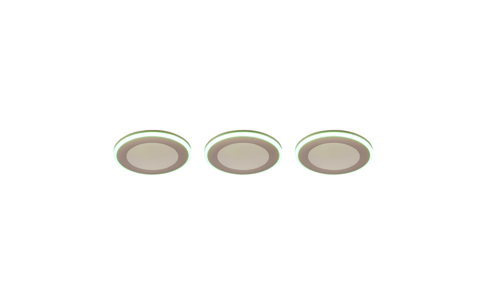 Trio Lighting Trio ARGUS inbouwspot | LED | wit mat | Ø 8,2 cm | IP20 | 4W,1W | 350 lm, 3x lm | 3000K | dimbaar