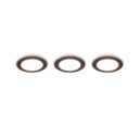 Trio Lighting Trio ARGUS recessed spotlight | black | IP20 | 4 cm