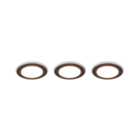 Trio ARGUS inbouwspot | LED | mat zwart | IP20 | 350lm,3xlm