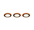 Trio Lighting Trio ARGUS recessed spotlight | black | IP20 | 4 cm