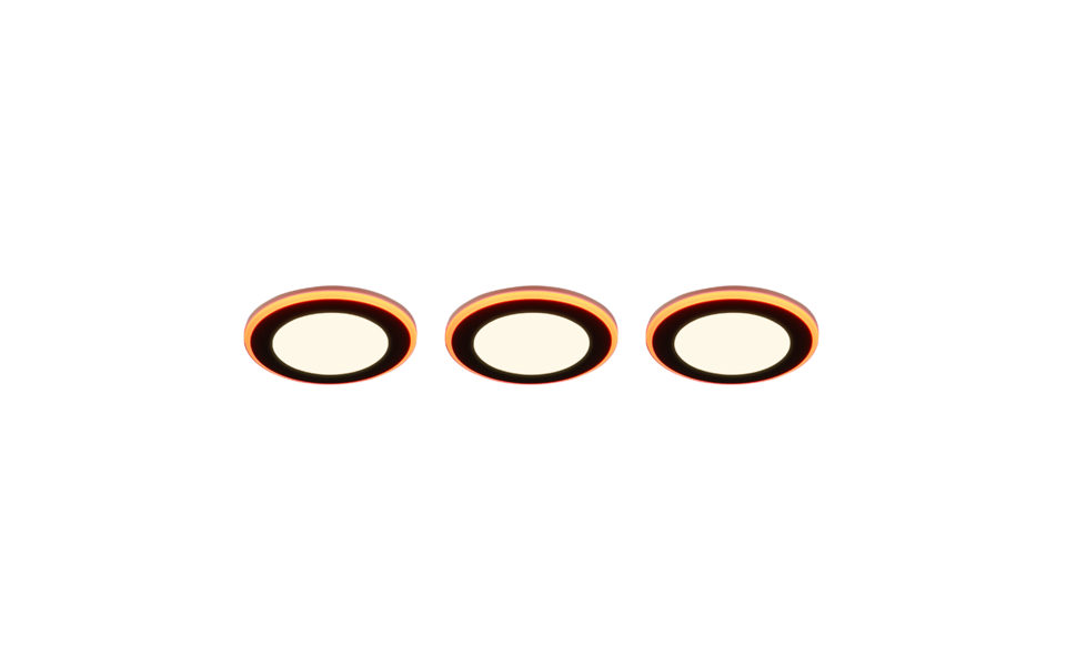 Trio Lighting Trio ARGUS recessed spotlight | black | IP20 | 4 cm Trio Lighting Trio ARGUS recessed spotlight | black | IP20 | 4 cm