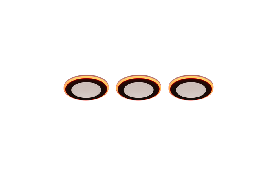Trio Lighting Trio ARGUS recessed spotlight | black | IP20 | 4 cm Trio Lighting Trio ARGUS recessed spotlight | black | IP20 | 4 cm