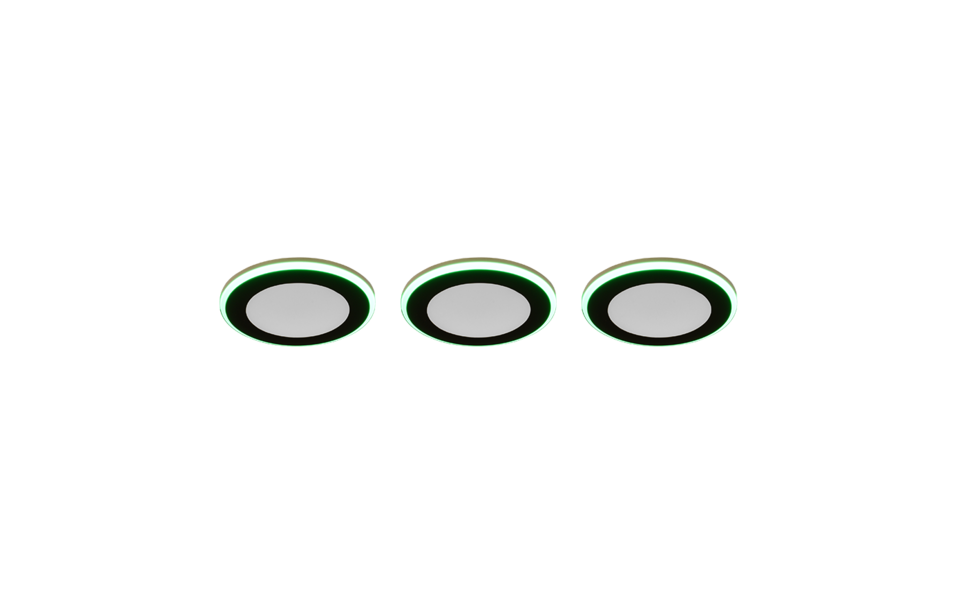Trio Lighting Trio ARGUS recessed spotlight | black | IP20 | 4 cm Trio Lighting Trio ARGUS recessed spotlight | black | IP20 | 4 cm