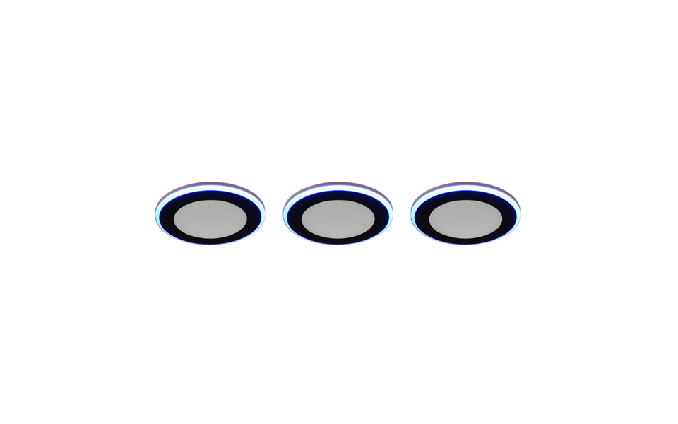 Trio Lighting Trio ARGUS recessed spotlight | black | IP20 | 4 cm Trio Lighting Trio ARGUS recessed spotlight | black | IP20 | 4 cm