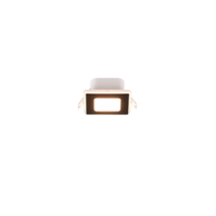 Trio NIMBUS recessed spotlight | black | Ø 8.2 cm | IP20